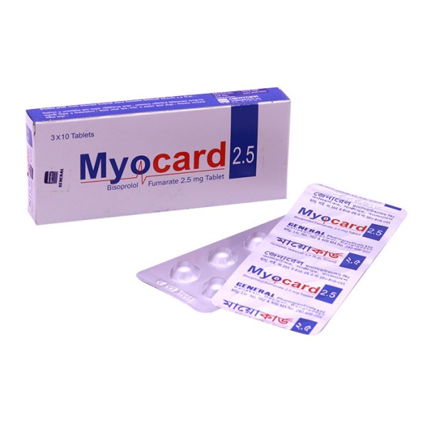 Myocard 2.5 Tab in Bangladesh,Myocard 2.5 Tab price , usage of Myocard 2.5 Tab