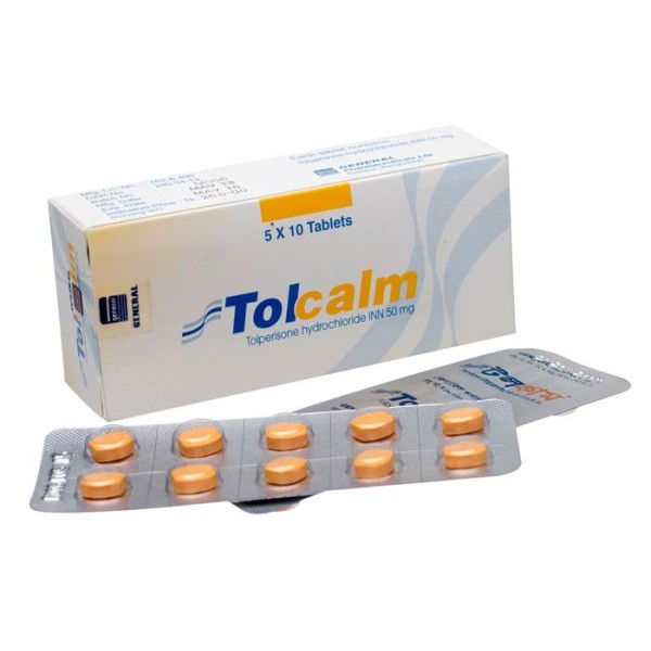 Tolcalm 50 Tab in Bangladesh,Tolcalm 50 Tab price , usage of Tolcalm 50 Tab
