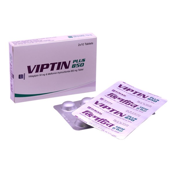 Viptin Plus 50 mg+850 mg Tablet in Bangladesh,Viptin Plus 50 mg+850 mg Tablet price, usage of Viptin Plus 50 mg+850 mg Tablet