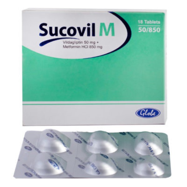 Sucovil M 50/850mg Tab in Bangladesh,Sucovil M 50/850mg Tab price , usage of Sucovil M 50/850mg Tab