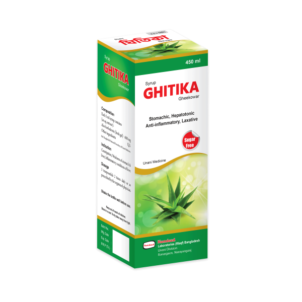 Syrup Ghitika 450 ml in Bangladesh,Syrup Ghitika 450 ml price , usage of Syrup Ghitika 450 ml