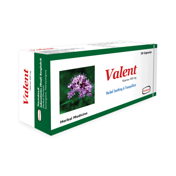 Capsule Valent® Valerian root 450mg in Bangladesh,Capsule Valent® Valerian root 450mg price , usage of Capsule Valent® Valerian root 450mg