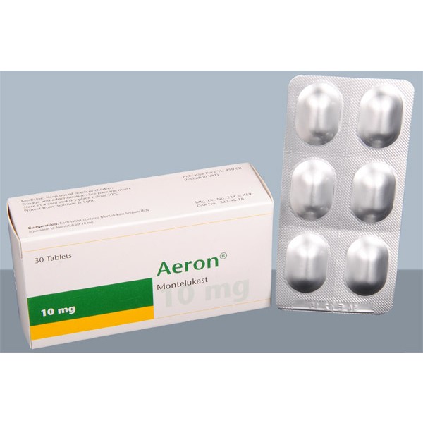 Aeron 10 tablet, 14803, Montelukast