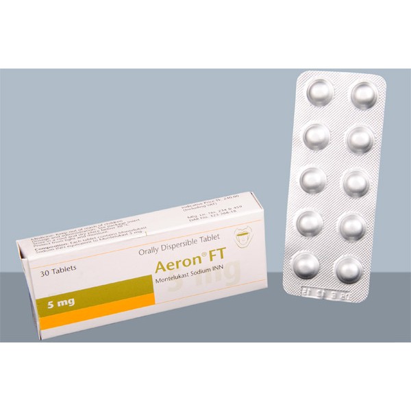 Aeron FT 5mg tablet, 14899, Montelukast