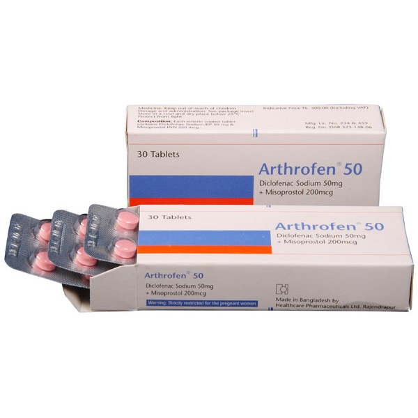 Arthrofen 50 tablet in Bangladesh,Arthrofen 50 tablet price , usage of Arthrofen 50 tablet