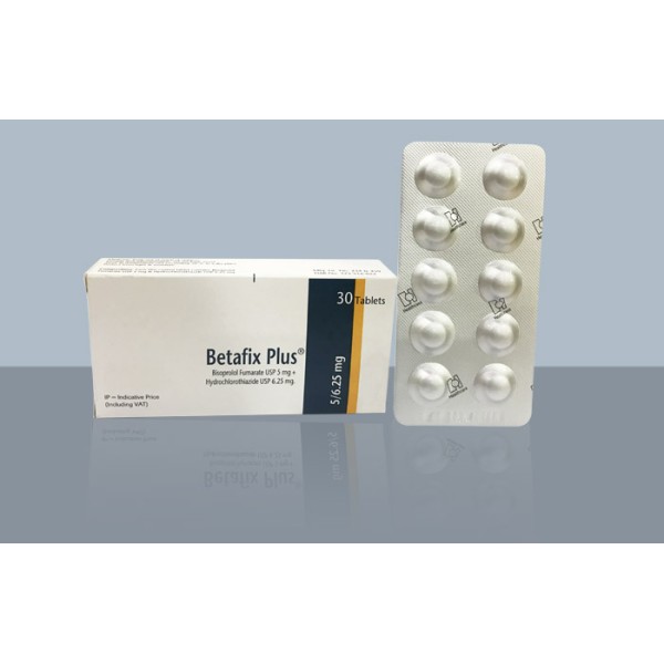 Betafix Plus 5 mg+6.25 mg Tablet Bangladesh,Betafix Plus 5 mg+6.25 mg Tablet price, usage of Betafix Plus 5 mg+6.25 mg Tablet