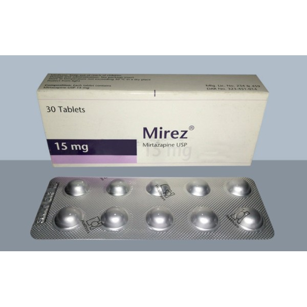 Mirez 15mg tablet in Bangladesh,Mirez 15mg tablet price , usage of Mirez 15mg tablet