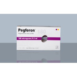 Pegferon 180 mcg/0.5 ml SC Injection