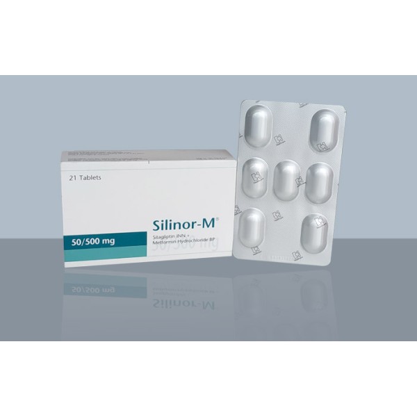 Silinor-M 50 mg+1000 mg Tablet in Bangladesh,Silinor-M 50 mg+1000 mg Tablet price , usage of Silinor-M 50 mg+1000 mg Tablet