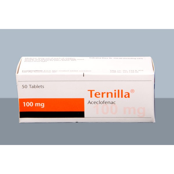 Ternilla 100mg tablet in Bangladesh,Ternilla 100mg tablet price , usage of Ternilla 100mg tablet
