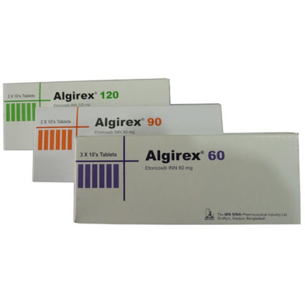 Algirex (Tab) 60mg in Bangladesh,Algirex (Tab) 60mg price , usage of Algirex (Tab) 60mg
