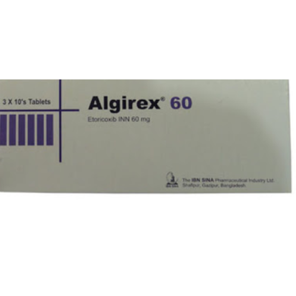 Algirex 60 mg Tablet in Bangladesh,Algirex 60 mg Tablet price,usage of Algirex 60 mg Tablet
