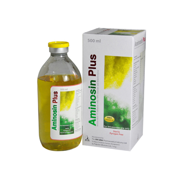 Aminosin Plus 500 ml IV Infusion in Bangladesh,Aminosin Plus 500 ml IV Infusion price,usage of Aminosin Plus 500 ml IV Infusion