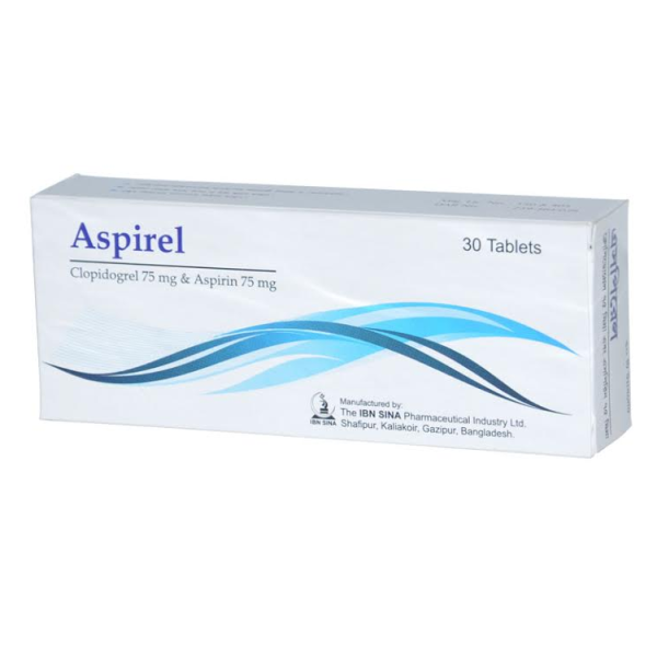 Aspirel 75 mg+75 mg Tablet