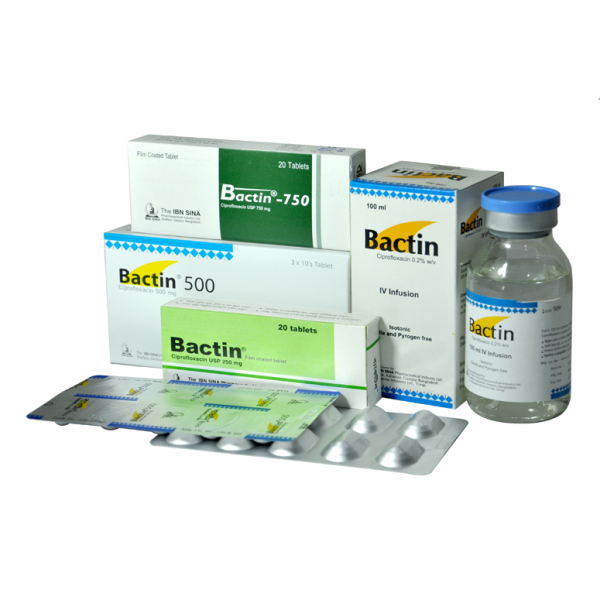Bactin 250 mg/5 ml Suspension