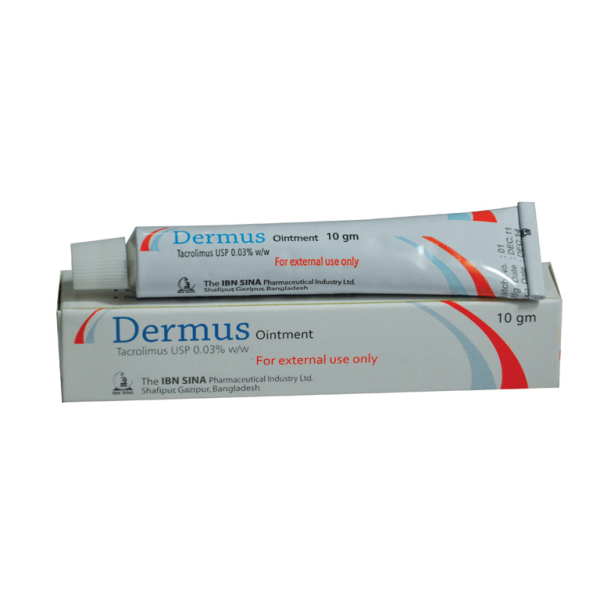 Dermus 0.03% 10 gm Ointment