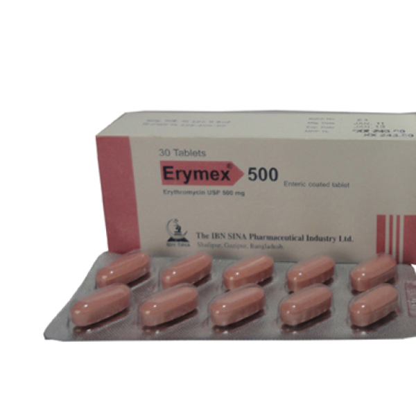 Erymex 500 mg Tablet in Bangladesh,Erymex 500 mg Tablet price,usage of Erymex 500 mg Tablet