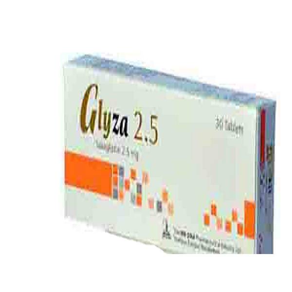 Glyza 2.5 Tab in Bangladesh,Glyza 2.5 Tab price , usage of Glyza 2.5 Tab