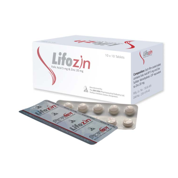 Lifozin 5 mg+20 mg Tablet in Bangladesh,Lifozin 5 mg+20 mg Tablet price,usage of Lifozin 5 mg+20 mg Tablet