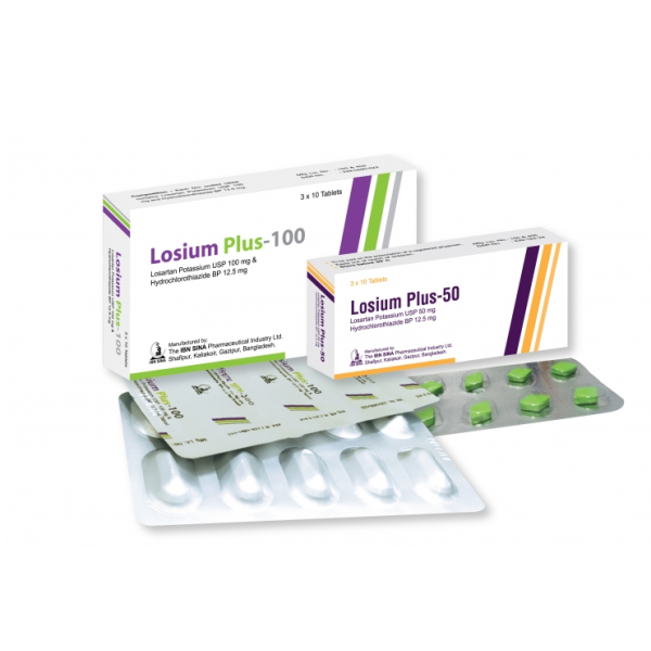 Losium Plus 50 mg+12.5 mg Tablet