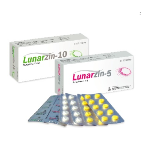 Lunarzin 5 mg Tablet in Bangladesh,Lunarzin 5 mg Tablet price,usage of Lunarzin 5 mg Tablet