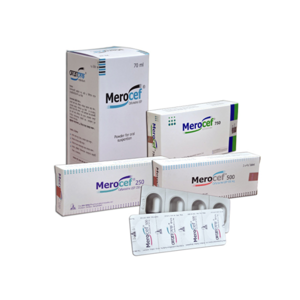 Merocef 750 mg/vial injection