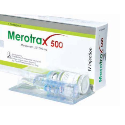 Merotrax 500 mg/vial IV Injection or Infusion