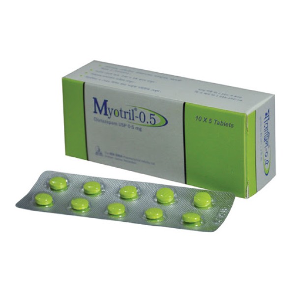 Myotril-0.5 Tab in Bangladesh,Myotril-0.5 Tab price , usage of Myotril-0.5 Tab