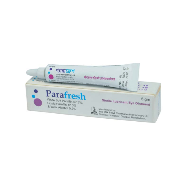Parafresh 5 gm Eye Oinment in Bangladesh,Parafresh 5 gm Eye Oinment price,usage of Parafresh 5 gm Eye Oinment