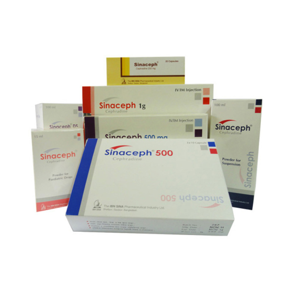 Sinaceph 250 mg/5 ml susp Sinaceph 250 mg/5 ml susp