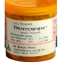 Sinaferon 200 mg+200 mcg Tablet
