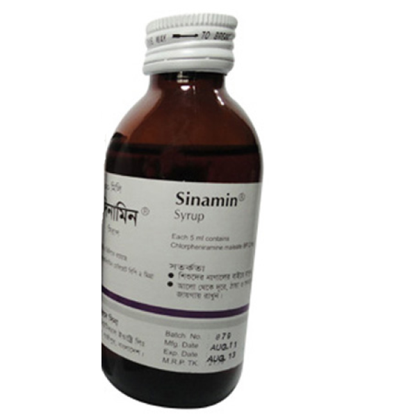 Sinamin 100ml Syp in Bangladesh,Sinamin 100ml Syp price , usage of Sinamin 100ml Syp