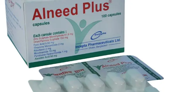 ALNEED Plus Cap. - Iron + Folic Acid + Vitamin B Complex + Vitamine C ...