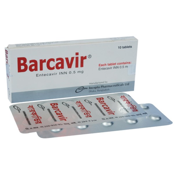 BARCAVIR 0.5mg Tab.10's pack BARCAVIR 0.5mg Tab.10's pack