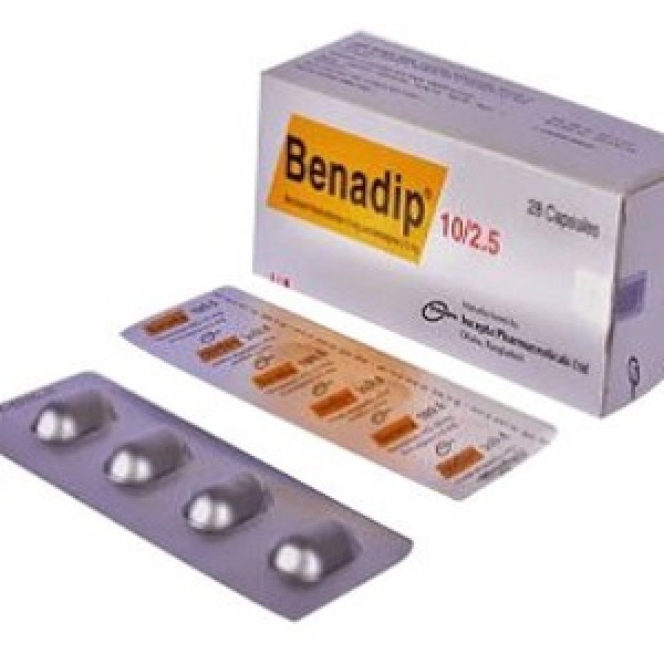 BENADIP 10/2.5 Cap. in Bangladesh,BENADIP 10/2.5 Cap. price , usage of BENADIP 10/2.5 Cap.