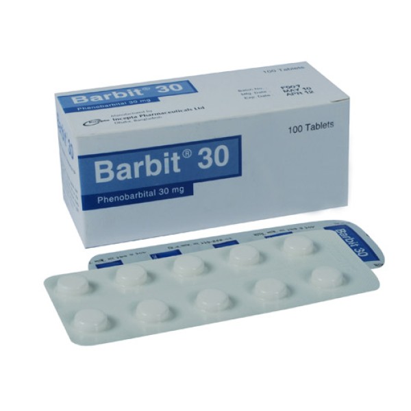Barbit 30 tab in Bangladesh,Barbit 30 tab price , usage of Barbit 30 tab
