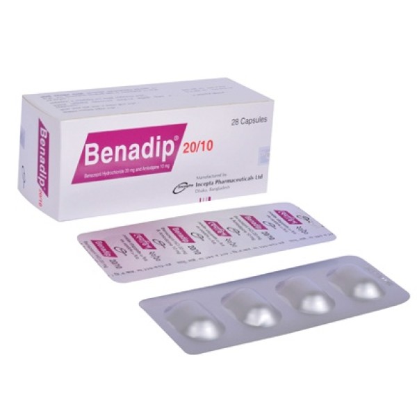 BENADIP 20/10 Cap. in Bangladesh,BENADIP 20/10 Cap. price , usage of BENADIP 20/10 Cap.