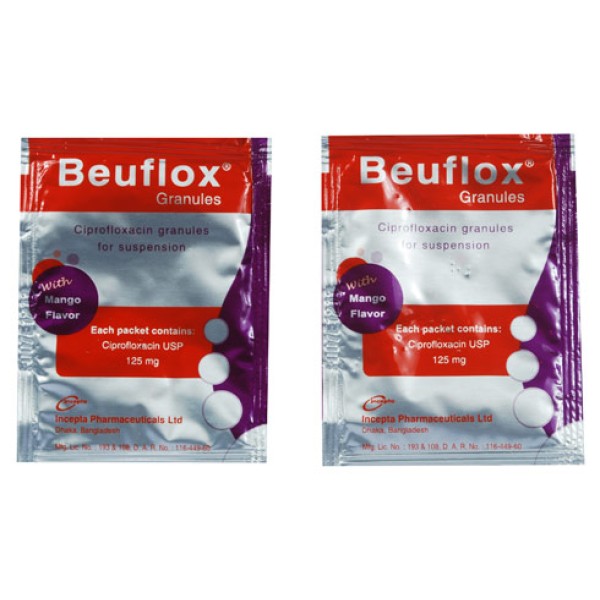 Beuflox (Sachet) 125mg/sachet in Bangladesh,Beuflox (Sachet) 125mg/sachet price , usage of Beuflox (Sachet) 125mg/sachet
