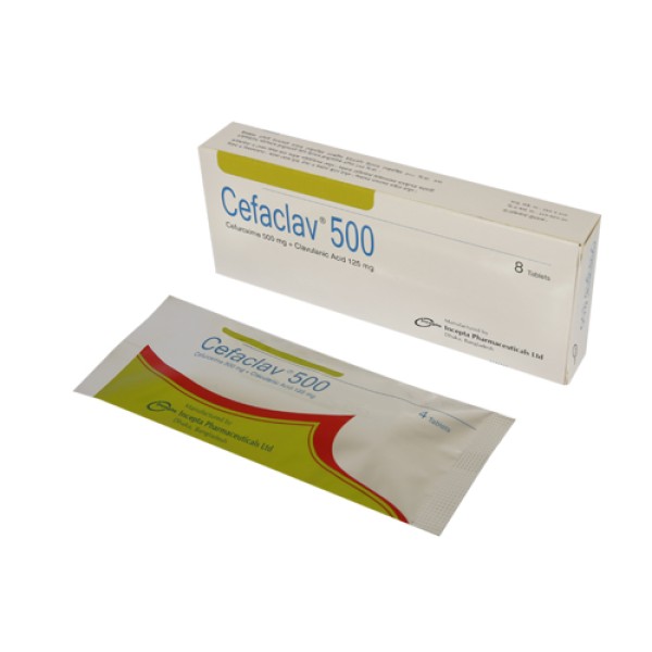 Cefaclav 500 Tab