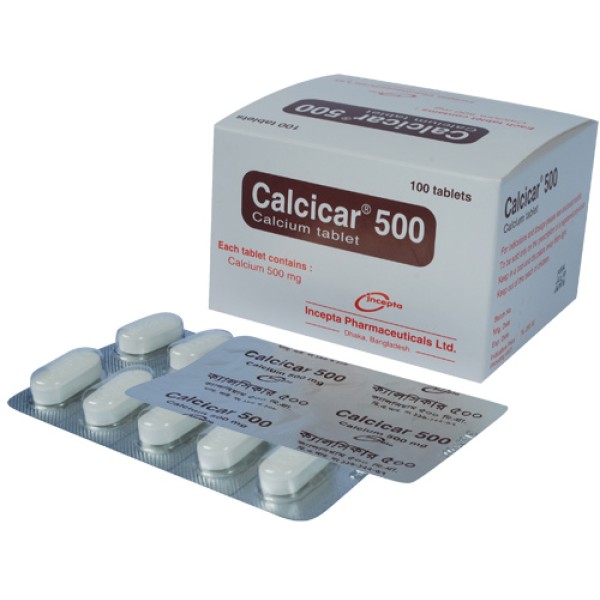 Calcicar 500 in Bangladesh,Calcicar 500 price , usage of Calcicar 500
