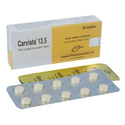 Carvista 12.5 mg Tablet Carvista 12.5 mg Tablet