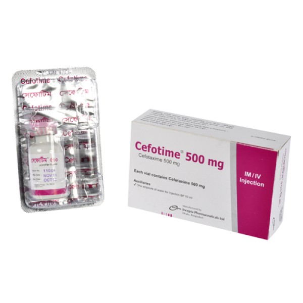 Cefotime (Inj) 500mg vial/injection in Bangladesh,Cefotime (Inj) 500mg vial/injection price , usage of Cefotime (Inj) 500mg vial/injection