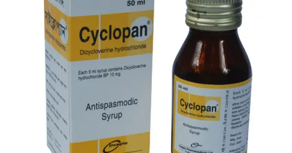 Cyclopan (Susp) 10mg/5ml - Dicycloverine Hydrochloride
