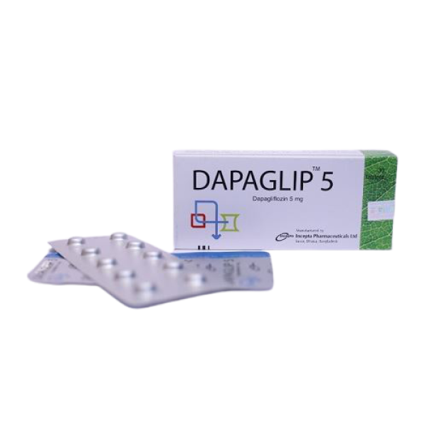 Dapaglip 5 Tab in Bangladesh,Dapaglip 5 Tab price , usage of Dapaglip 5 Tab