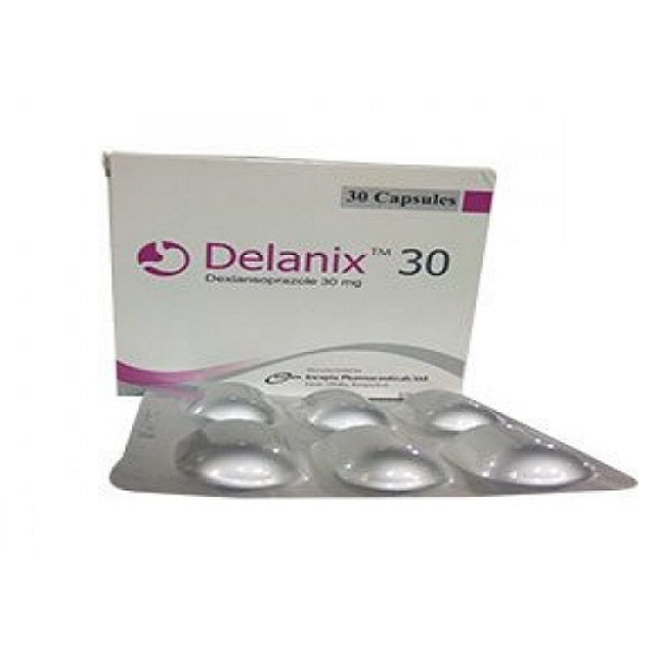 Delanix 30 Capsule, Dexlansoprazole, Prescriptions