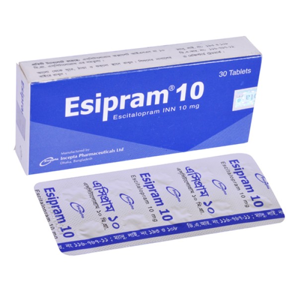 ESIPRAM 10mg Tab. in Bangladesh,ESIPRAM 10mg Tab. price , usage of ESIPRAM 10mg Tab.