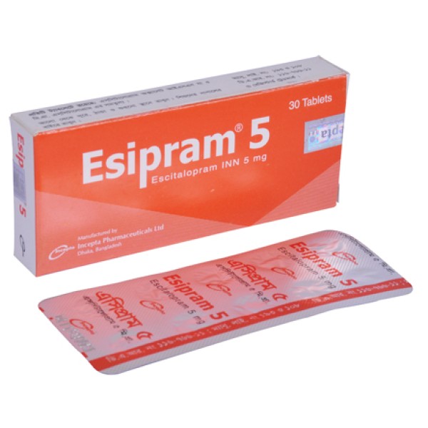 ESIPRAM 5mg Tab. in Bangladesh,ESIPRAM 5mg Tab. price , usage of ESIPRAM 5mg Tab.