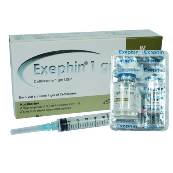 EXEPHIN I.M 1gm Inj. in Bangladesh,EXEPHIN I.M 1gm Inj. price , usage of EXEPHIN I.M 1gm Inj.