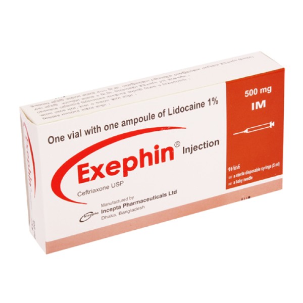 EXEPHIN I.M 500mg Inj. EXEPHIN I.M 500mg Inj.