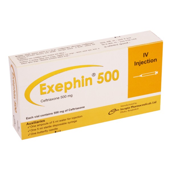 EXEPHIN I.V 500mg Inj. EXEPHIN I.V 500mg Inj.